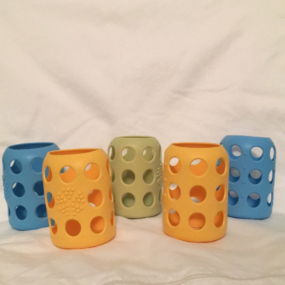 Silicone Sleeves for 4oz lifefactory Baby Bottles
